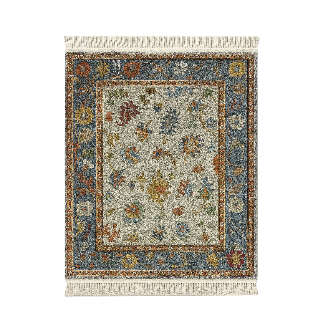 ORALAVIA - Hand Knotted Oushak Carpet